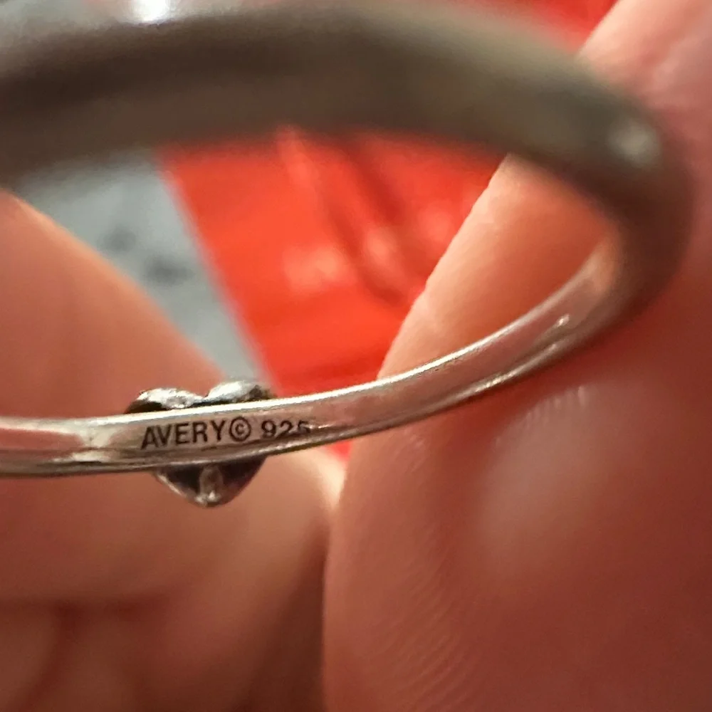 James Avery sterling Silver heart Rings with Bag, dust bag & Box❤️ - Picture 4 of 6